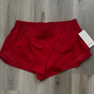lululemon athletica Scarlet Athletic Shorts
